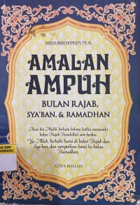 Image of Amalan Ampuh Bulan Rajab, Sya'ban, & Ramadhan