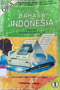 Image of Bahasa Indonesia (Pola PKG Jilid : 1)