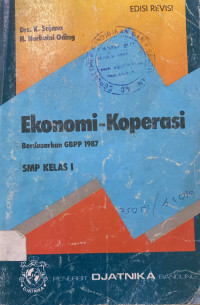 Image of IPS Ekonomi-Koperasi Berdasarkan GBPP 1987 SMP Kelas I