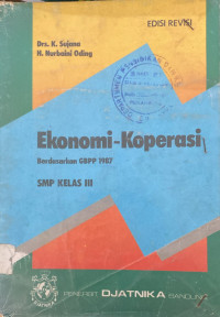 Image of IPS Ekonomi-Koperasi Berdasarkan GBPP 1987 SMP Kelas III