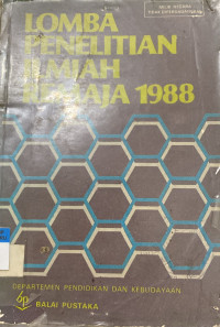 Image of Lomba Penelitian Ilmiah Remaja 1988