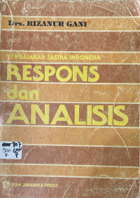 Image of Pengajaran Sastra Indonesia Respons dan Analisis