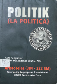 Image of Politik (LA Political) Aristoteles (384-322 SM)
