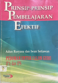 Image of Prinsip-prinsip Pembelajaran Efektif