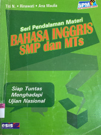 Image of Seri Pendalaman Materi Bahasa Inggris SMP Dan MTs