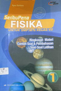 Image of SeribuPena Fisika Untuk SMP/MTs KELAS VII Jilid 1
