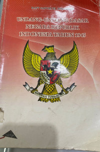 Image of Undang-undang Dasar Negara Republik Indonesia Tahun 1945
